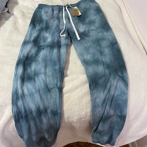 Garage Blue Tie-Dye Joggers